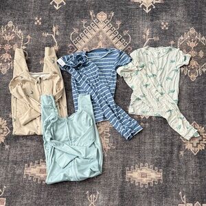 Cloud Island and carters Kids Pajama Sets - Blue, Beige, Green